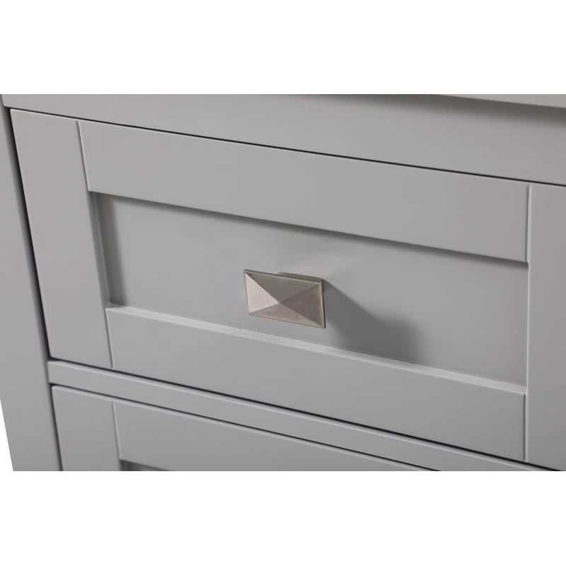 18 Inch Bathroom Storage Freestanding Cabinet with Soft-Closing Drawer