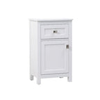 18 Inch Bathroom Storage Freestanding Cabinet with Soft-Closing Drawer