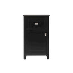 18 Inch Bathroom Storage Freestanding Cabinet with Soft-Closing Drawer