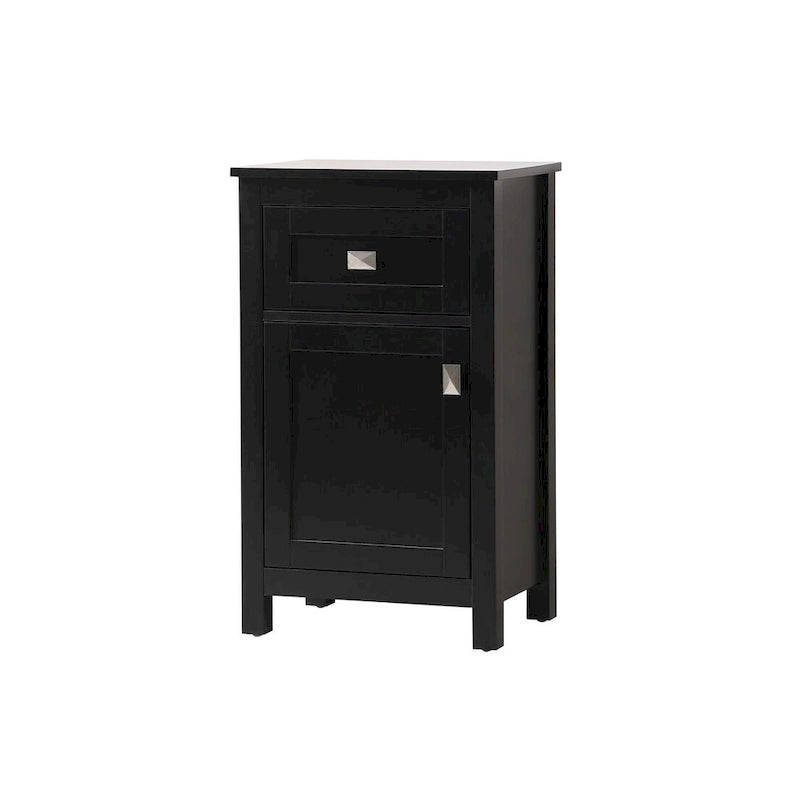 18 Inch Bathroom Storage Freestanding Cabinet with Soft-Closing Drawer