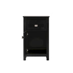 18 Inch Bathroom Storage Freestanding Cabinet with Soft-Closing Drawer
