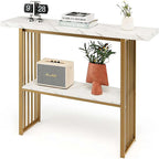 48 Living Room 2-tier Console Table Modern Entryway Hallway Table