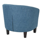 Mid Century Tub Chair with Dark Espresso Legs