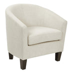 Mid Century Tub Chair with Dark Espresso Legs